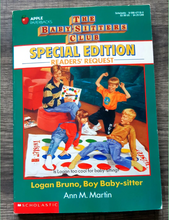 Load image into Gallery viewer, The Baby-Sitters Club Special Edition Reader's Request: Logan Bruno, Boy Babysitter - 1993