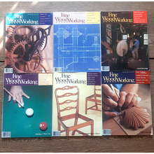 Load image into Gallery viewer, Fine Woodworking Full Set (6 Volumes) 1986 - #56-61 Vintage Magazines