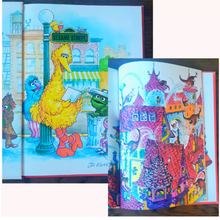 Load image into Gallery viewer, Vintage 1970s Sesame Street Library Books Set Books 1-6