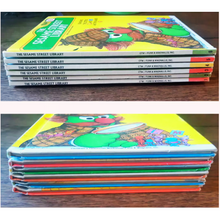 Load image into Gallery viewer, Vintage 1970s Sesame Street Library Books Set Books 1-6