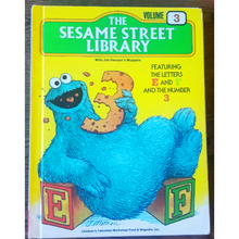 Load image into Gallery viewer, Vintage 1970s Sesame Street Library Books Set Books 1-6