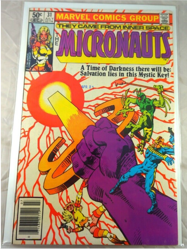 MARVEL COMICS - 1981 The Micronauts 3 Issues 25, 31, 33 - GREAT Condition!