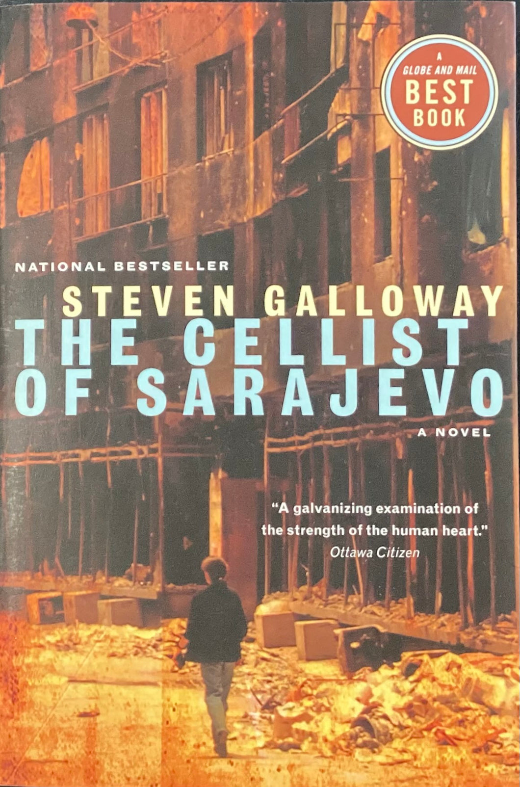 The Cellist of Sarajevo, Steven Galloway