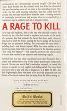 Load image into Gallery viewer, A Rage To Kill- Ann Rule
