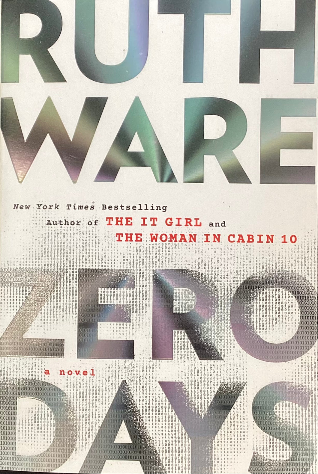 Zero Days, Ruth Ware