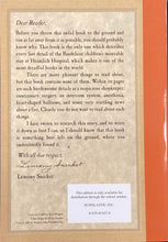 Load image into Gallery viewer, A Series of Unfortunate Events- Lemony Snicket
