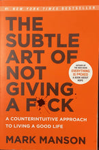 Load image into Gallery viewer, The Subtle Art Of Not Giving A F🌟c,by Mark Manson
