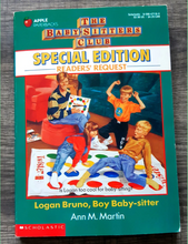 Load image into Gallery viewer, The Baby-Sitters Club Special Edition Reader&#39;s Request: Logan Bruno, Boy Babysitter - 1993
