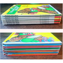 Load image into Gallery viewer, Vintage 1970s Sesame Street Library Books Set Books 1-6
