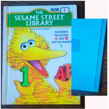 Load image into Gallery viewer, Vintage 1970s Sesame Street Library Books Set Books 1-6
