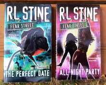 Load image into Gallery viewer, Set of RL Stine: Fear Street - All-Night Party &amp; The Perfect Date (First Editions 2005)
