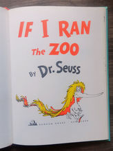 Load image into Gallery viewer, If I Ran the Zoo by Dr. Seuss (HC 1977)
