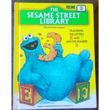 Load image into Gallery viewer, Vintage 1970s Sesame Street Library Books Set Books 1-6
