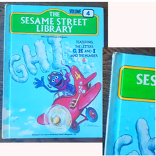 Load image into Gallery viewer, Vintage 1970s Sesame Street Library Books Set Books 1-6
