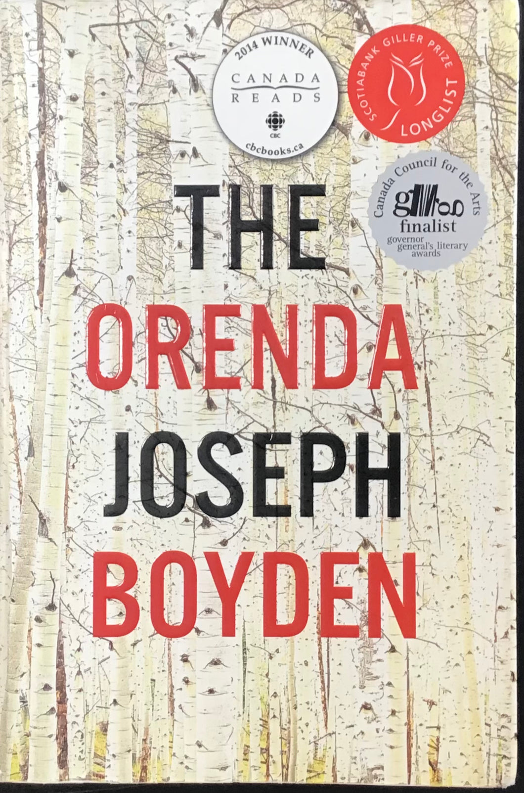 The Orenda, Joseph Boyden