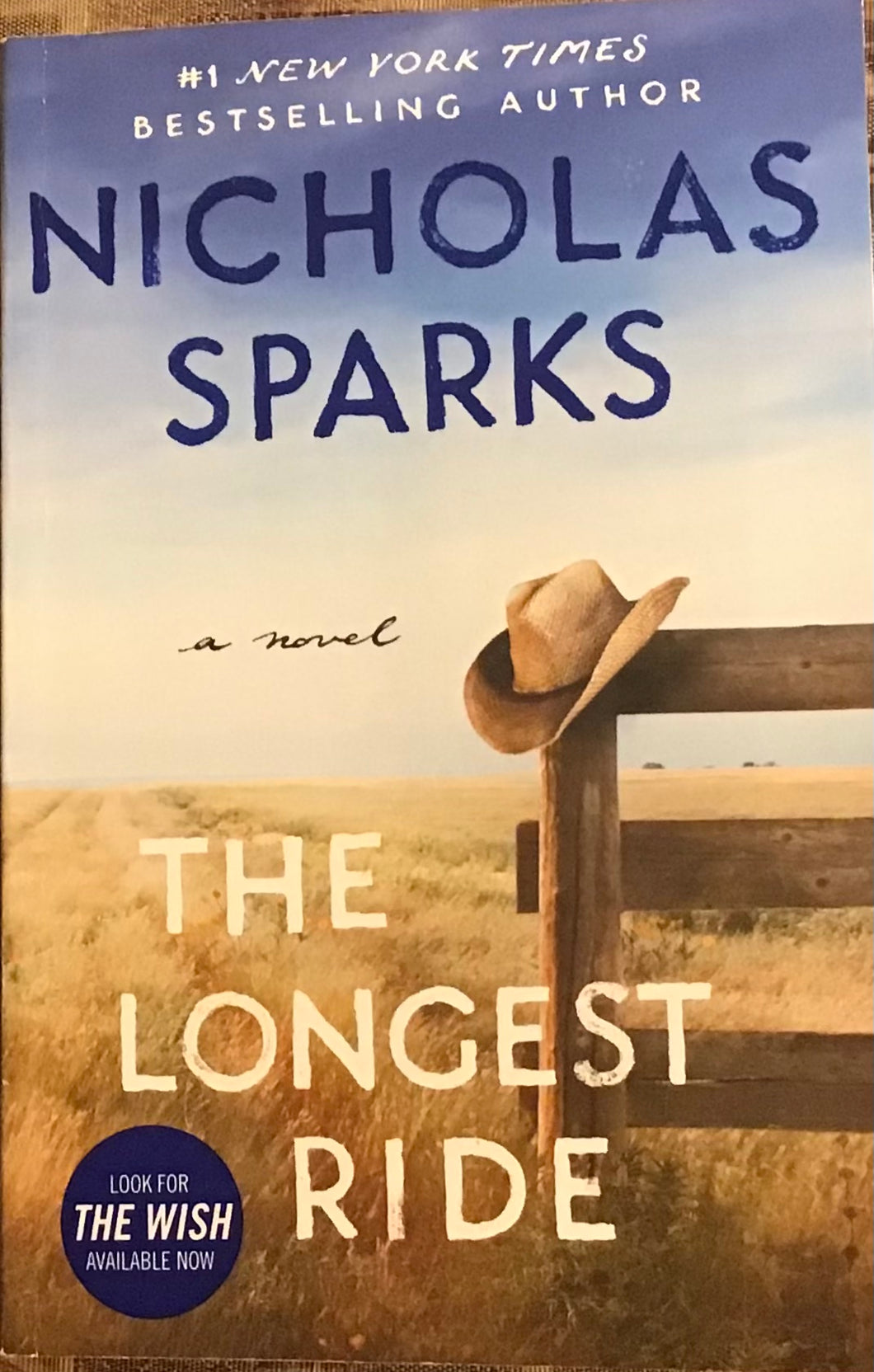 The Longest Ride, Nicholas Sparks