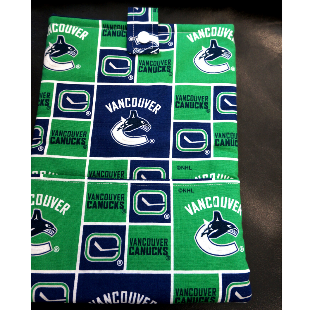 Book Sleeves - Vancouver Canucks Pattern