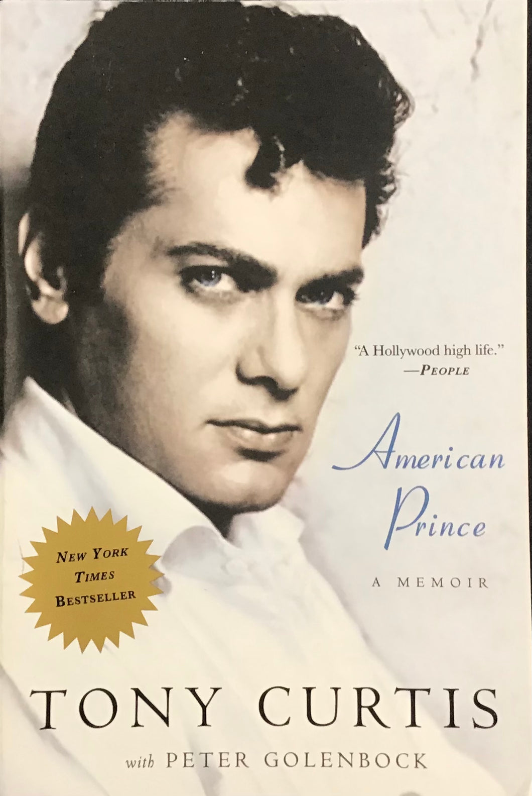 American Prince, Tony Curtis with Peter Goldenbock