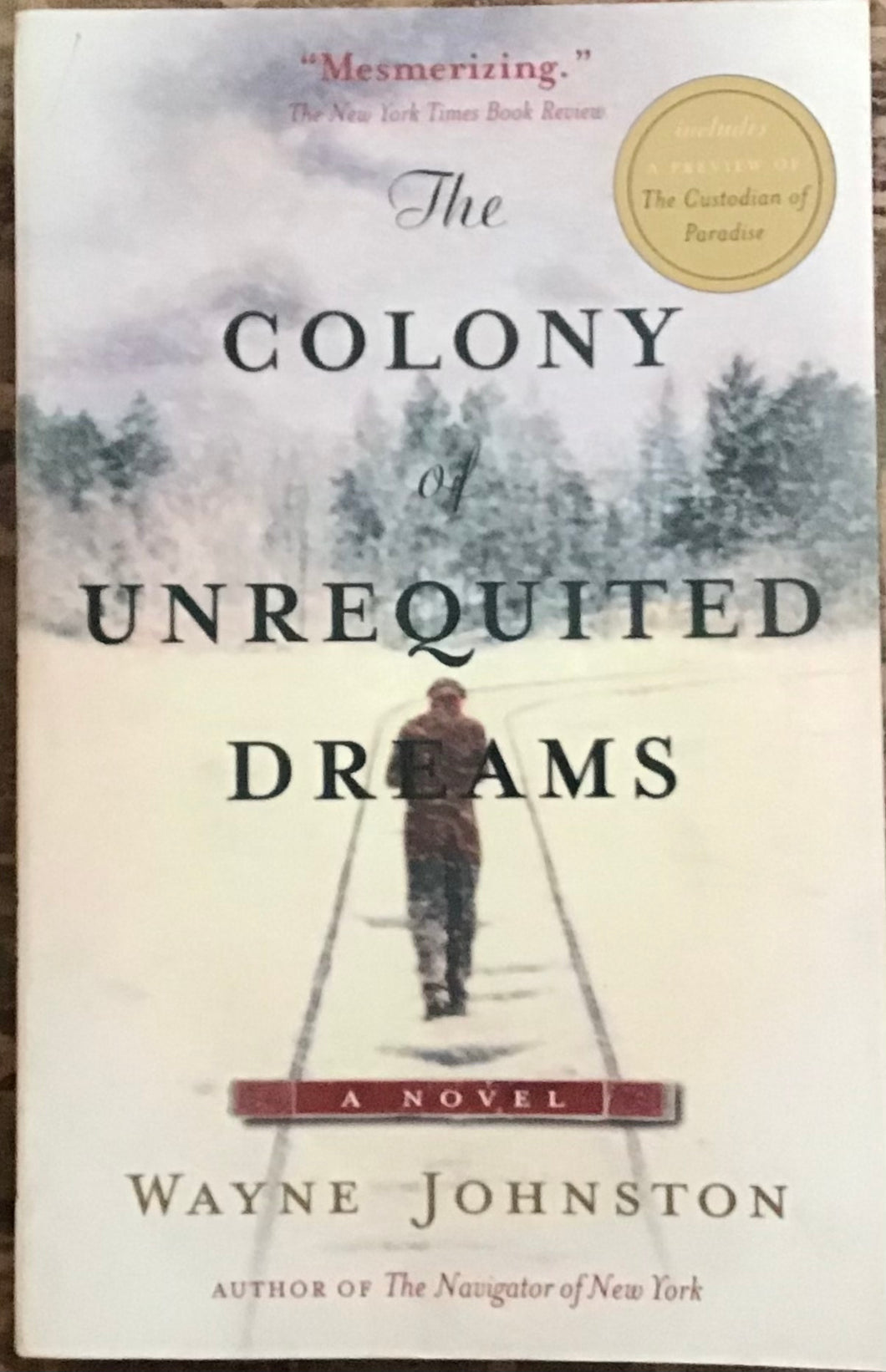 The Colony of Unrequited Dreams, Wayne Johnston